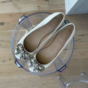 J. Crew Collection Jewel Bow Flats size 9